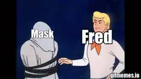 Scooby Doo - Let's see who is under the mask meme template